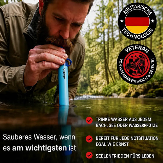 HYDRO-X1 Notfall Wasserfilter (1.500 Liter)